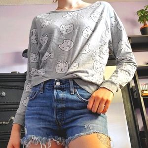 Cat long sleeve shirt